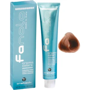 FANOLA - Crema colorante per capelli, 100 ml, 7.4, biondo rame