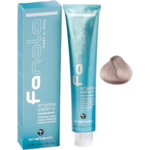Fanola Color, Crema colorante per Capelli, 11.7 Super Biondo platin irisé,100 ml