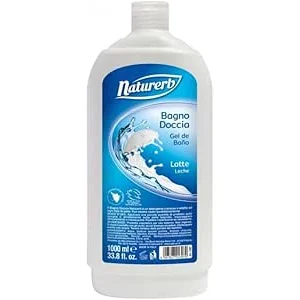 BAGNO DOCCIA LATTE NATUREB FLACONE 1.000 ML - CONFEZIONE DA 12 FLACONI
