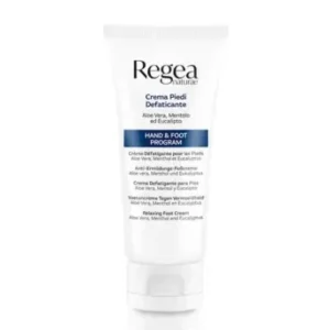 Regea Crema Defaticante per Piedi, con Aloe Vera, Mentolo ed Eucalipto, Tubetto da 100 ml