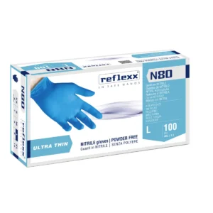 Generico Guanto in Nitrile Essential 533 - Scatola da 100 Guanti - Confezione da 10 Scatole - Medio