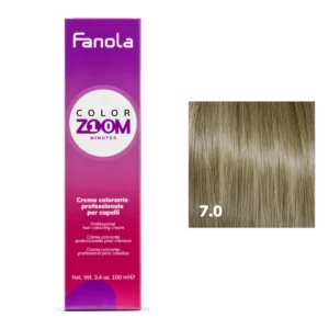 CREMA COLORE PER CAPELLI 100 ML COLORZOOM 10 MINUTI 7.0 BIONDO-FANOLA