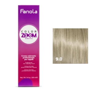 CREMA COLORE PER CAPELLI 100 ML COLORZOOM 10 MINUTI 9.0 BIONDO CH.MO-FANOLA