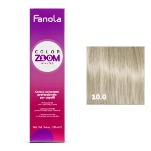 CREMA COLORE PER CAPELLI 100 ML COLORZOOM 10 MINUTI 10.0 BIONDO PLATINO-FANOLA