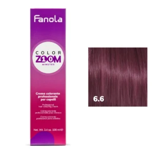 CREMA COLORE PER CAPELLI 100ML COLORZOOM 10 MINUTI 6.6 BIONDO SCURO ROSSO-FANOLA