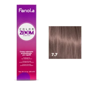 CREMA COLORE PER CAPELLI 100 ML COLORZOOM 10 MINUTI 7.7 BIONDO MARRONE-FANOLA
