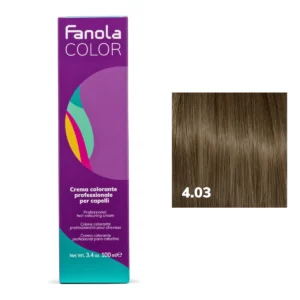 FANOLA - Crema tintura per capelli Fanola, 100 ml, 4.03, marrone medio caldo