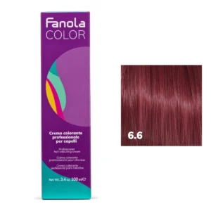 Fanola Crema colorante Colouring Cream 6.6 Biondo scuro Rosso, 100 ml